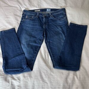Ag Adriano Goldschmied Stilt Skinny Med/Dark Blue Jeans size 30R